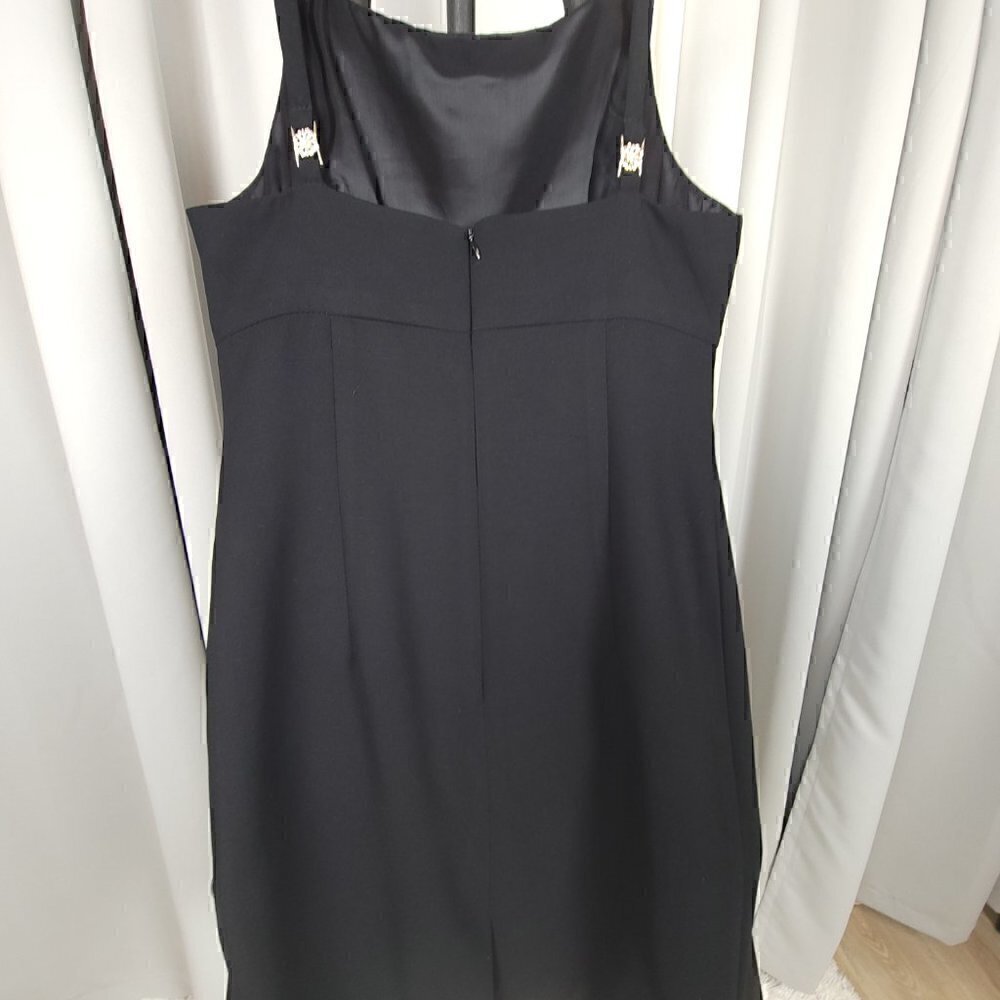 YL By Yair Black Cocktail Dress Size 4 - Picture 3 of 11